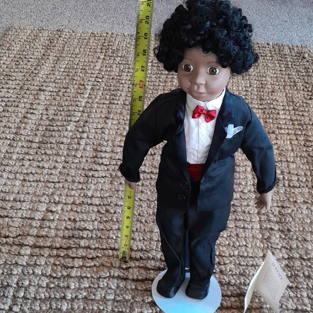 African American Porcelain Doll By William Tung.